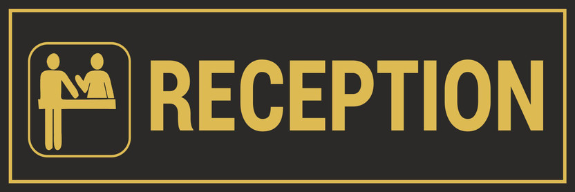 CREATIVE ADVERTISERS RECEPTION Emergency Sign
