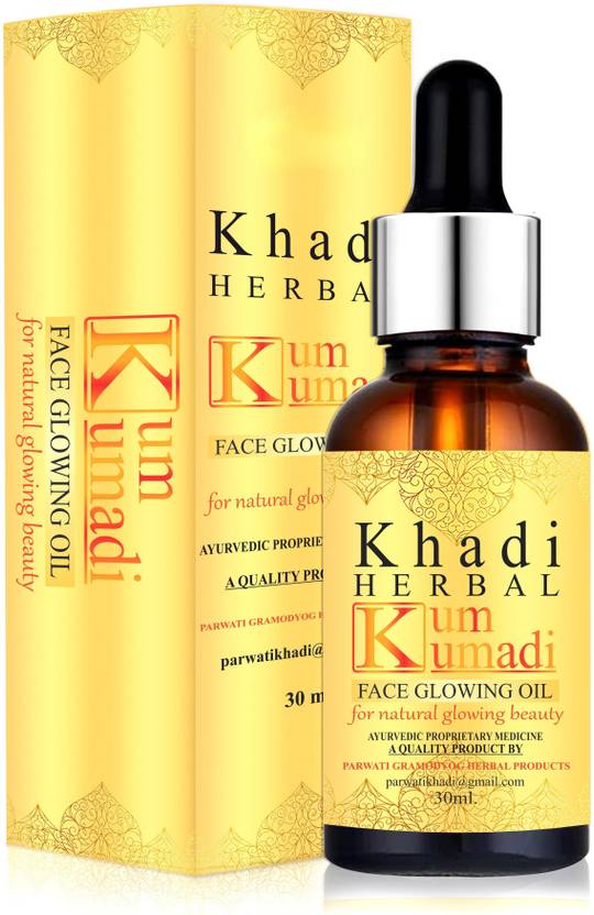 Khadi Herbal Kumkumadi Face Glowing Oil for Natural Glowing Beauty