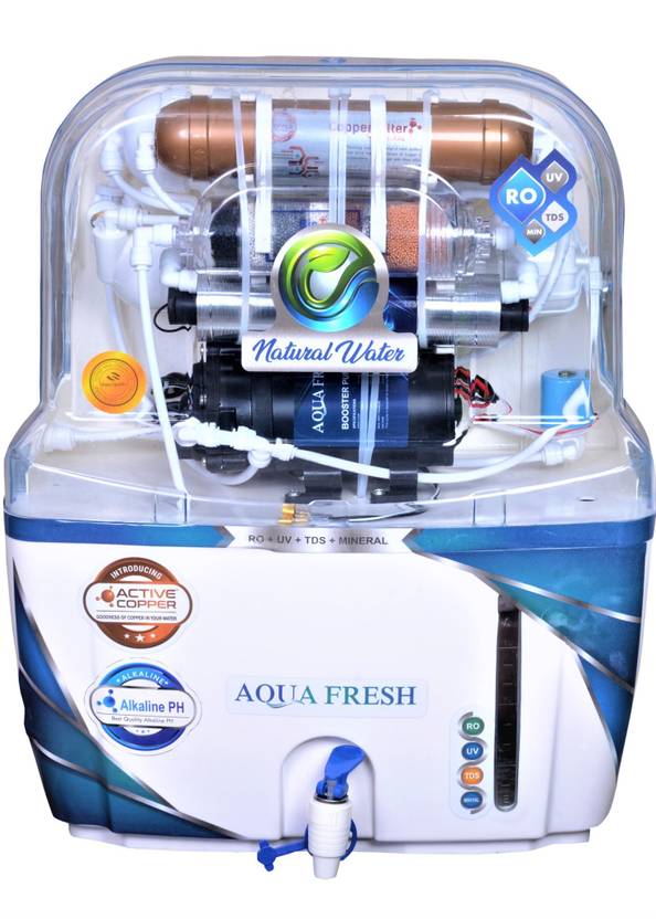 Aquafresh COPPER+ALKALINE+RO+UV+TDS 15 L WHITE AUTOMATIC ELECTRICAL
