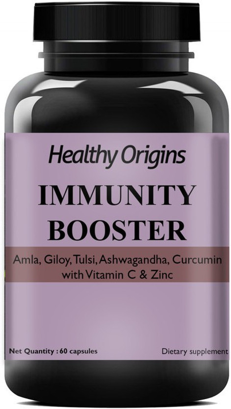 Healthy Origins Vitamin C Immunity Booster Antioxidant Tablets D3 Zinc Premium(60 No)