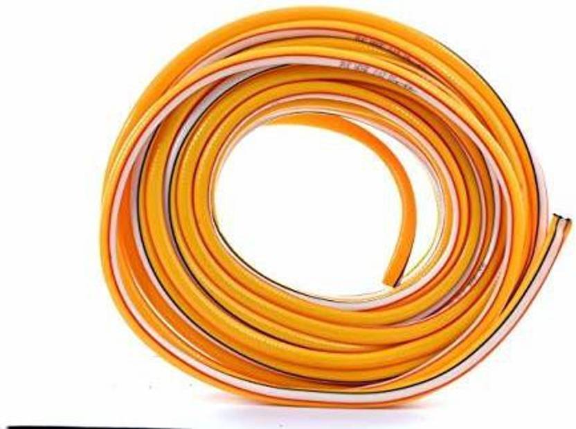 DARIT PVC Fiber Reinforced Hose Pipe Yellow (1"inch 25.4mm X 50M) “Heavy Duty Flexible” Light