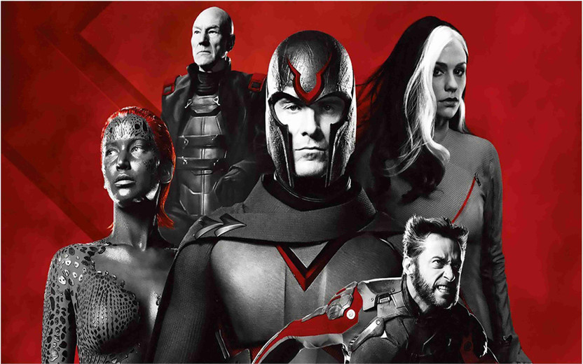 X-Men Superhero Wall Poster For Room With Gloss Lamination M80 Paper Print(12 inch X 18 inch, Rolled)