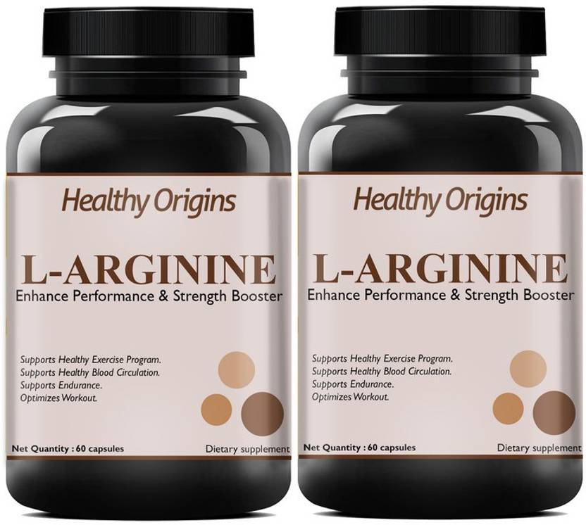 Healthy Origins LArginine1000mg (Preworkout tablets), Essential