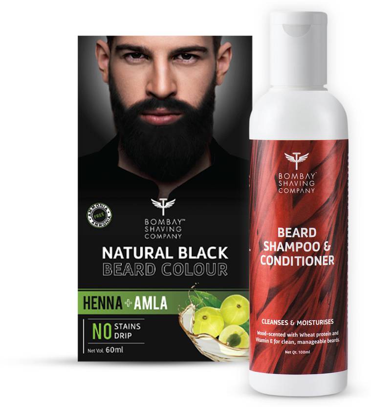 Bombay Shaving Company Beard Color For Men Black (Natural) & Beard