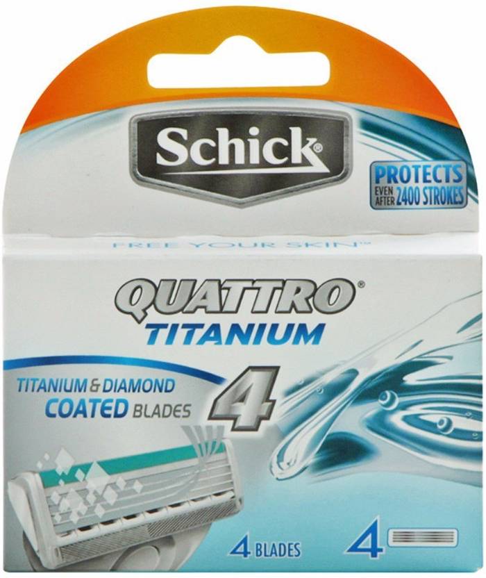 Schick QUATTRO TITANIUM 4 Price in India, Buy Schick QUATTRO TITANIUM