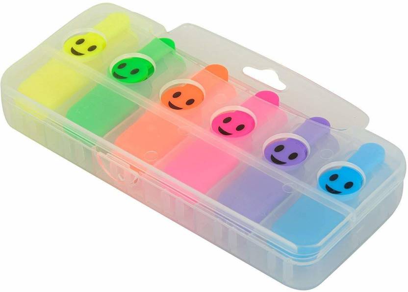Flipkart.com | Definite Mini Pocket Smiley Emoji Highlighters for Kids ...
