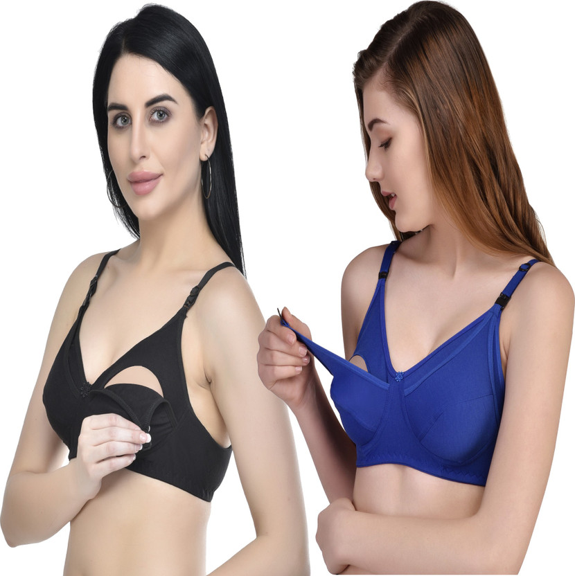 ALVI CARE Maternity Wear Women Maternity/Nursing Non Padded Bra(Multicolor)