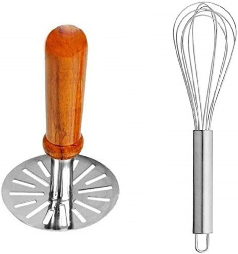 Flipkart SmartBuy Combo Pack Kitchen Tool Set(Whisk, Masher)