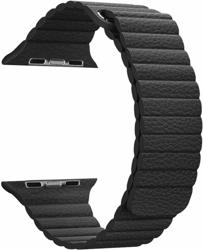 Dhavals Shoppe Stylish Wearing Leather Magnetic Strap Loop 38mm/40mm ...