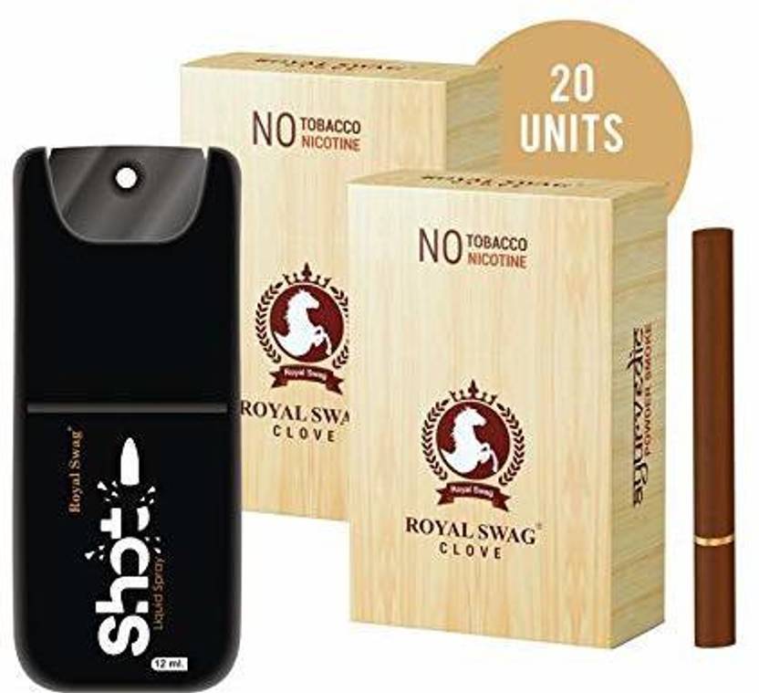 ROYAL SWAG Herbal Cigarette Clove Flavour Nicotine & Tobacco Free with