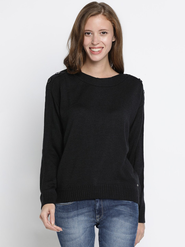 Pepe Jeans Solid Round Neck Casual 