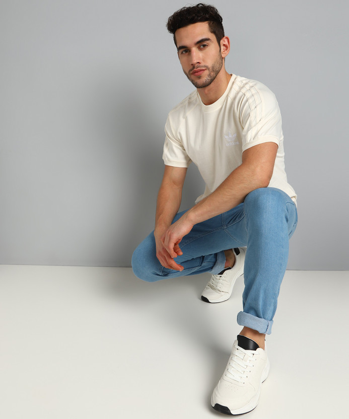 ADIDAS ORIGINALS Solid Men Round Neck Beige T-Shirt - Buy ADIDAS ORIGINALS  Solid Men Round Neck Beige T-Shirt Online at Best Prices in India |  Flipkart.com