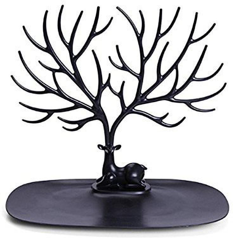 AMMEDARSHAN Creative Sika Deer Tree Jewelry Stand Holder Jewellery Organizer