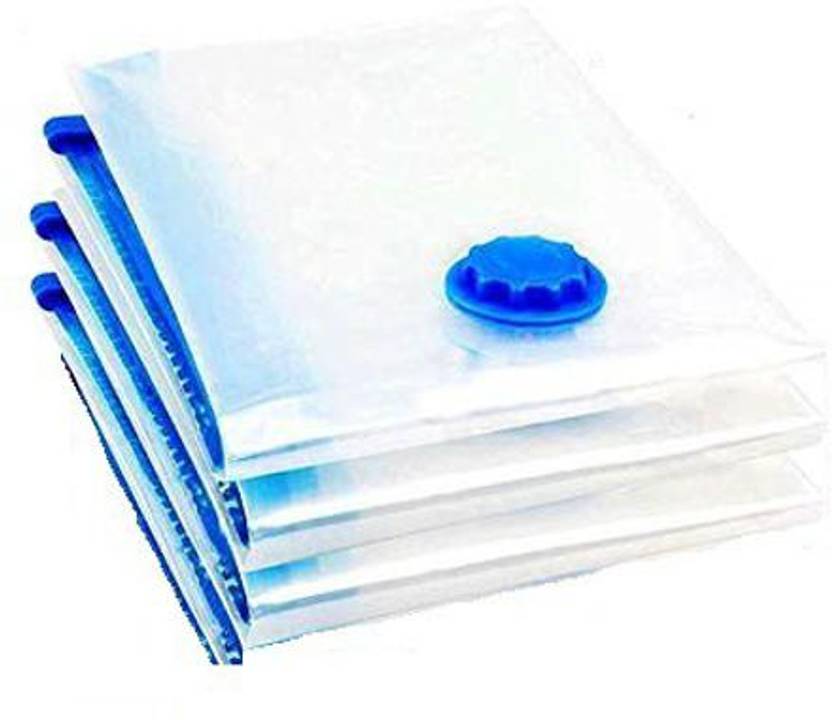 Volo Multipurpose Vacuum Storage Reusable Ziploc Space Saver Bags(Pack