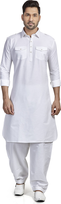mens white pathani