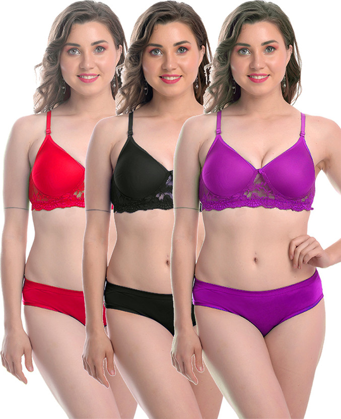 padded bra and panty set flipkart