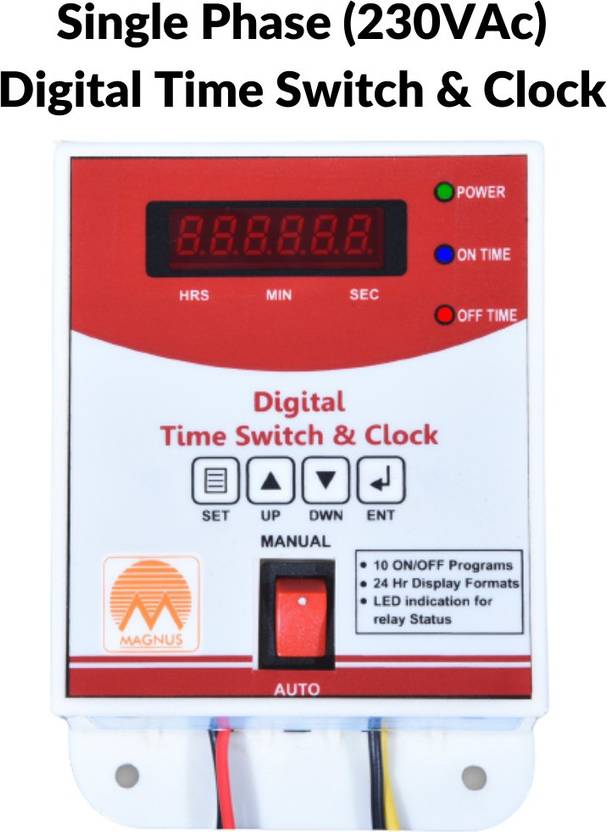 Magnus M1120 Digital Time Switch & Clock / Street Light Timer