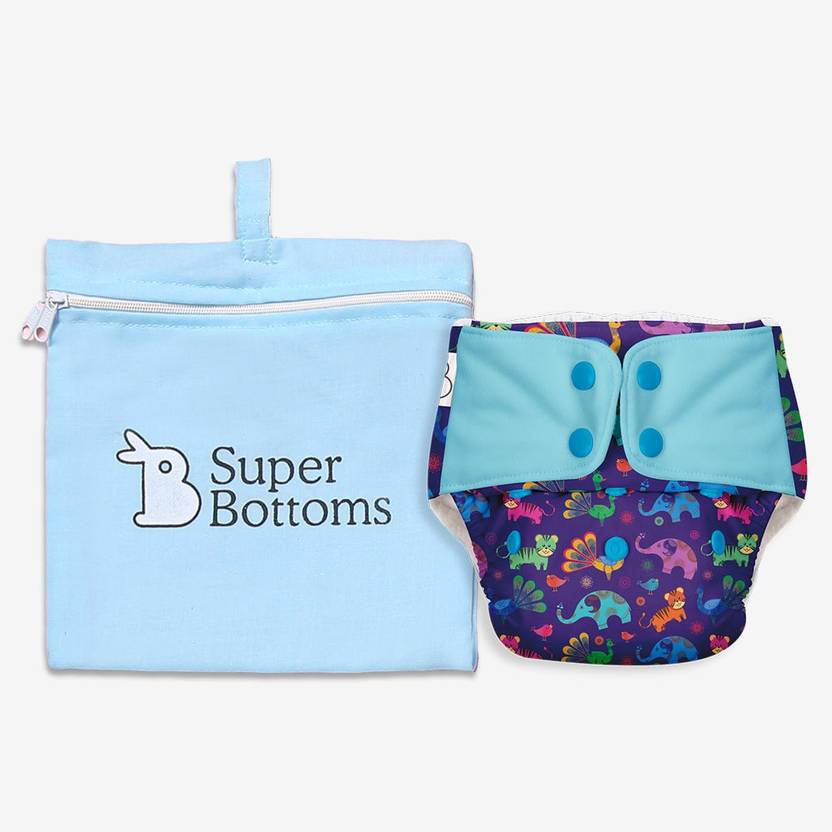 Superbottoms Plus UNO Reusable cloth diaper with 2 Organic Cotton dry