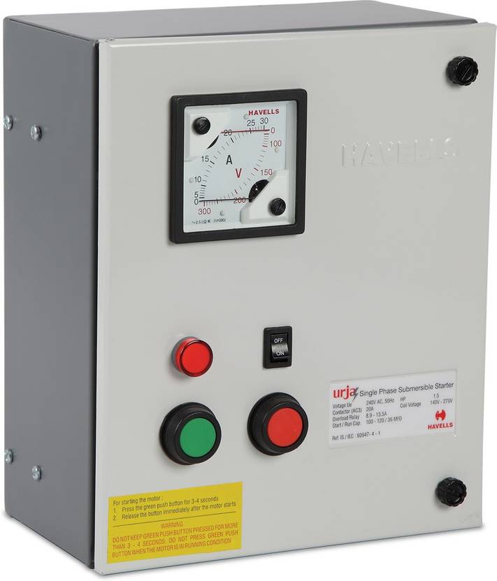 HAVELLS submersible pump controller single phase 1.5 hp Submersible