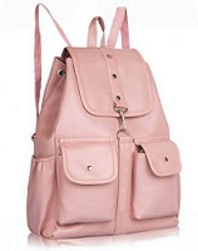 Chancy Fashion Small 10 L Backpack Girls Women Backpack School College Bag  Student Shoulder Pithu Bag 10 L Backpack Baby Pink - Price In India |  Flipkart.Com