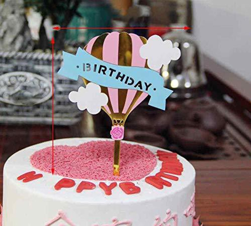 INFISPACE Cake Topper(GOLDEN Pack of 1)