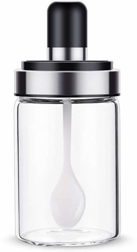 CLOUDSS Glass Tea Coffee & Sugar Container  - 250 ml(Clear)