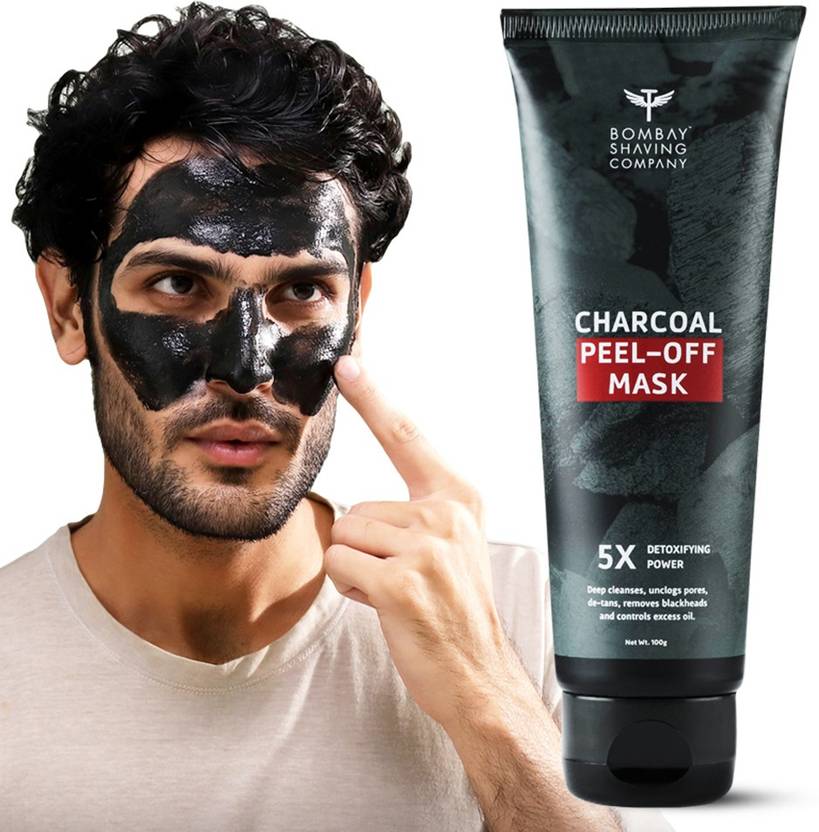 BOMBAY SHAVING COMPANY Activated Charcoal Peel Off Mask Cleans Pores