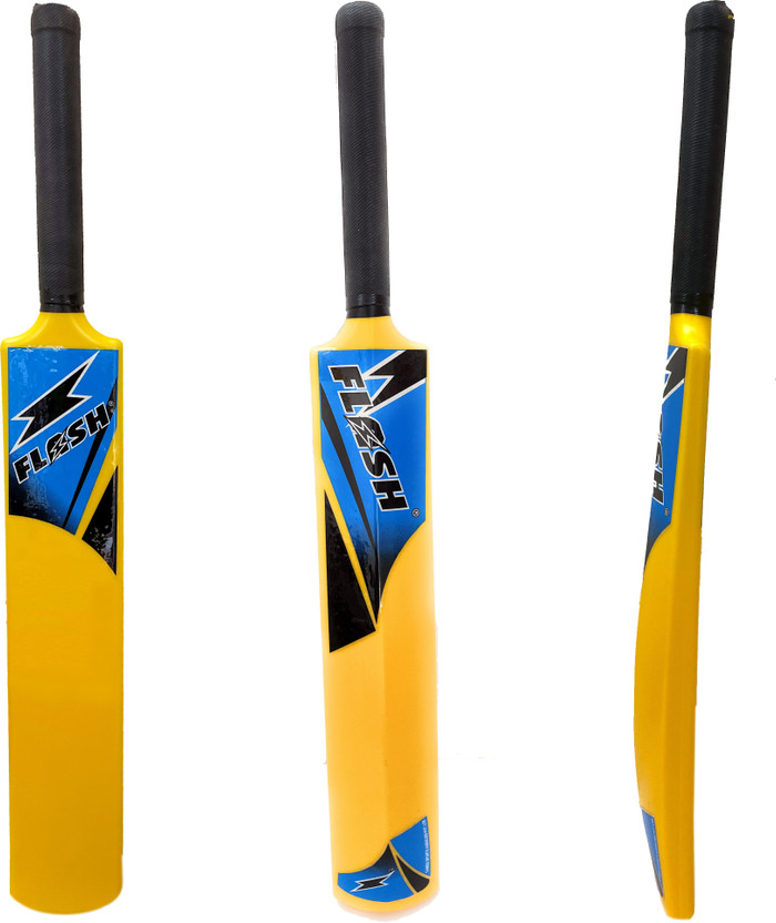 FLASH Plastic Bat No.2 , Plastic Bat , Plastic Bat For Tennis & Wind Ball PVC/Plastic Cricket  Bat For 8 Yrs(250 g)