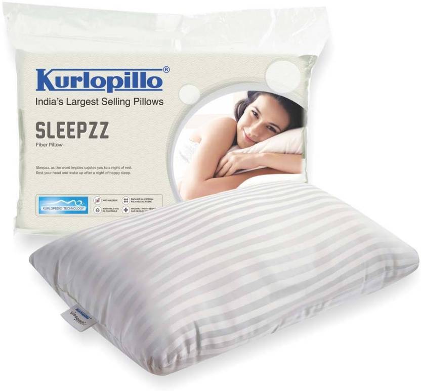 KURLON Polyester Fibre Solid Sleeping Pillow Pack of 1 Buy KURLON