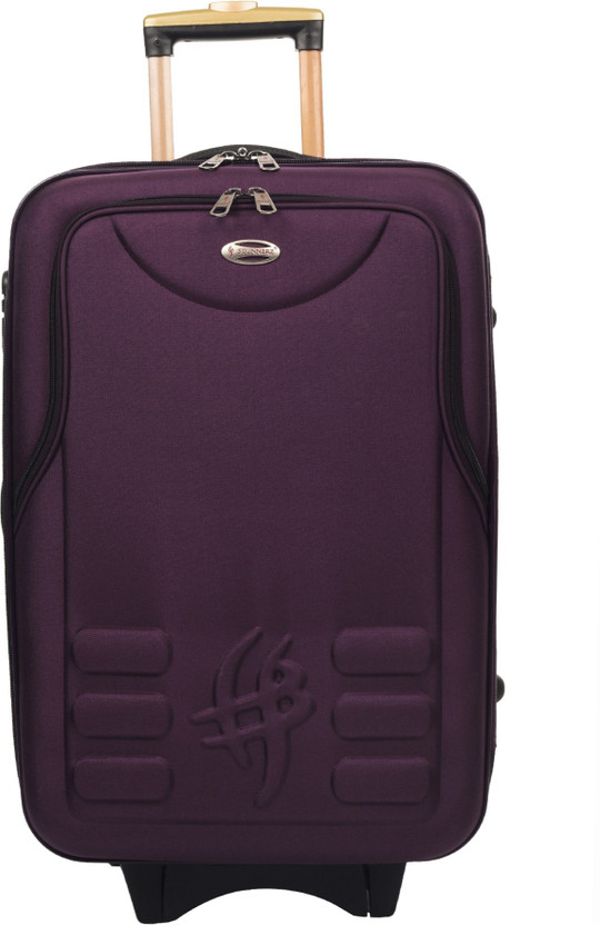 STUNNERZ Medium Trolley bags Travel Bags Suitcase Tourist Bags |24 inch | 61CM| Purple Expandable  Cabin & Check-in Set 2 Wheels - 24 inch