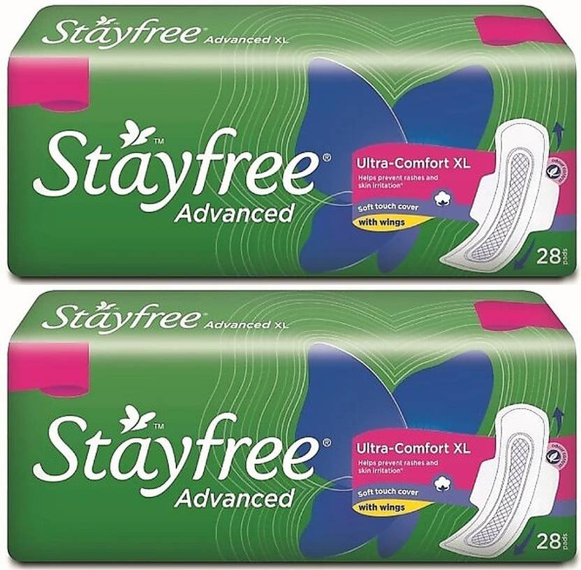 STAYFREE Advanced Ultra Comfort XL 28+28 pads Sanitary pads Sanitary Pad Buy Women Hygiene
