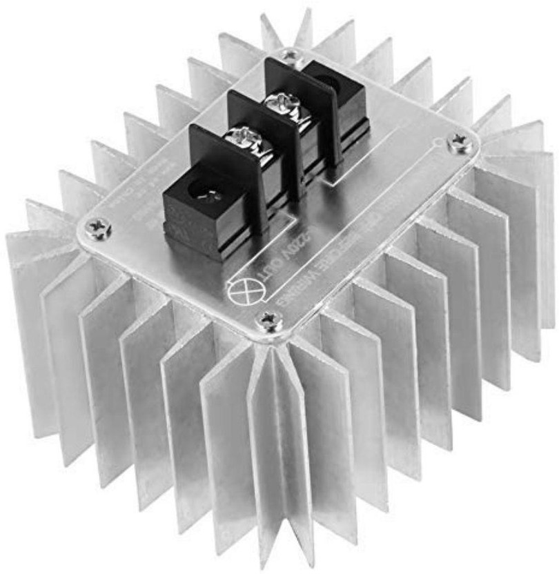 DHRUV-PRO 220V SCR Voltage Regulator | 5000W Voltage Dimmer for Light Speed Temperature Control | 220V 5000W SCR V Regulator Electronic Components Electronic Hobby Kit