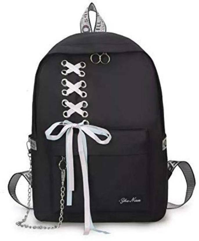 H Fashion Woman And Girls School College Ribbon Bag Waterproof Backpack Backpack