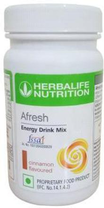 HERBALIFE Afresh Energy Drinks Mix Cinnamon Flavour Sports Drink(50 g, Cinnamon Flavored)