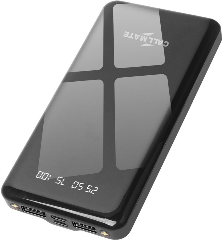 Callmate 10000 mAh 15 W Power Bank(Black, Lithium Polymer, Fast Charging for Mobile)