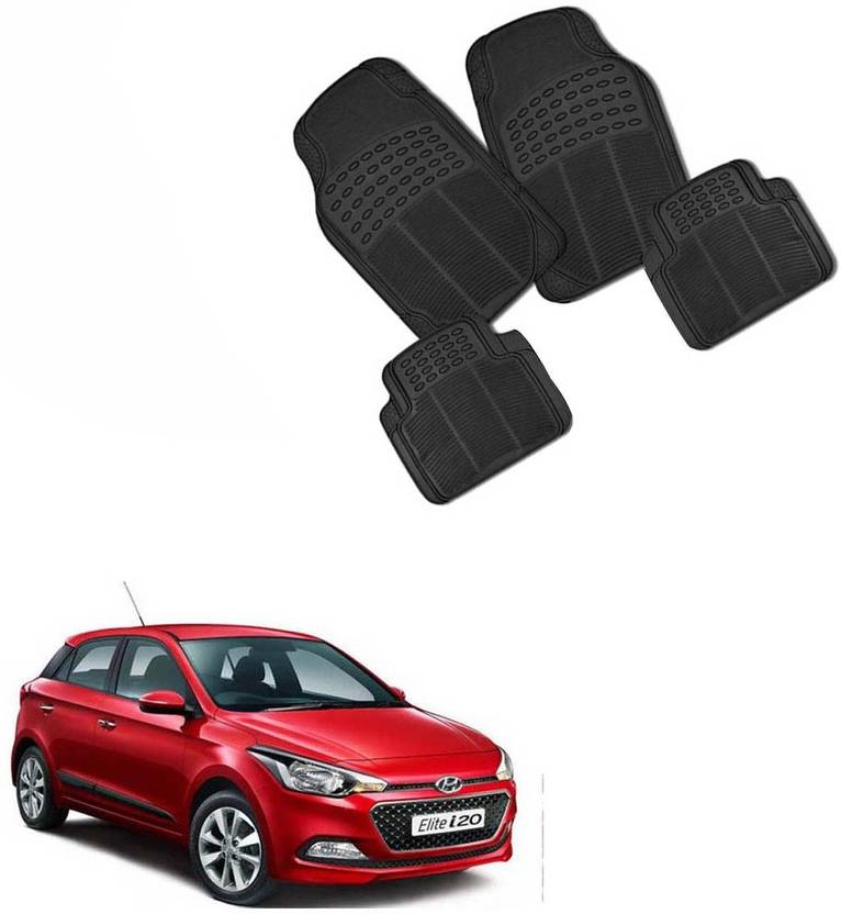 AutoKraftZ Rubber, PVC Standard Mat For Hyundai Elite i20 Price in