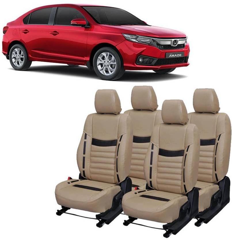 Luxury Premium Leatherette Car Seat Cover For Honda Amaze Price in