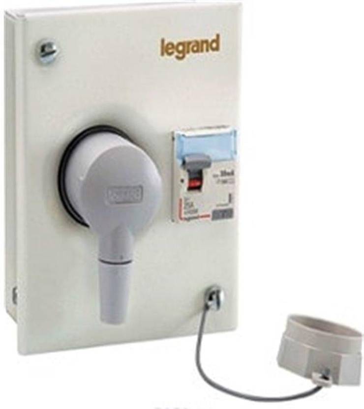 Legrand 20A SP 2 Pin + E Plug & Socket DB (AC Box) 5078 11 MCB Price in