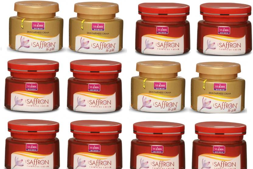 VIJOHN Saffron &( Gold 4+ Red 8) Skin Fairness Cream 600 G Price in
