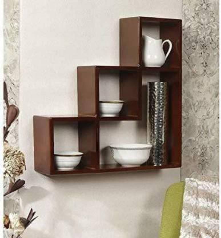 indian wooden home decor WOODEN WALL RACK SHELF Wooden Wall Shelf Price
