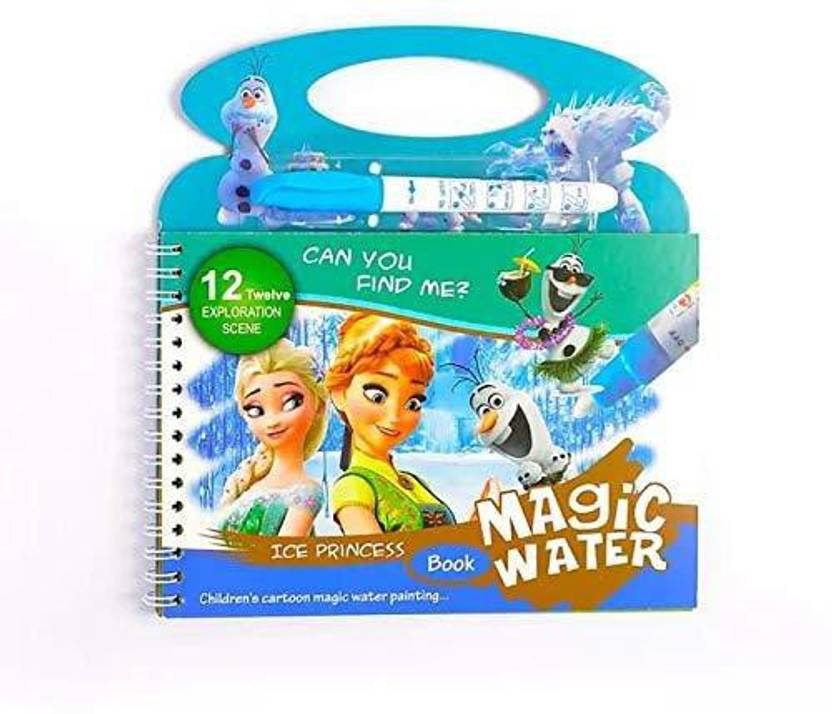 Flipkart.com | vagmine kreations Magic Water coloring Book Reusable good for Kids Toddlers ...