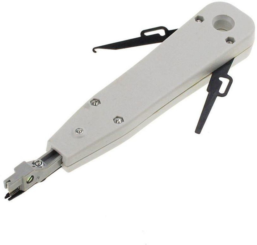 BALRAMA KD-1 Punch Down Insertion Tool Krone Tool Kd1 Wire Hook & Blade Telecom Phone Wire Cable Module Rj11 Rj45 Cat5 Ethernet Network Patch Panel Faceplate Tool for Lan Wire Cctv Camera Telephone Electric Wire Ethernet Network Lan Adsl Computer Maintenance Repair Tools Manual Crimper