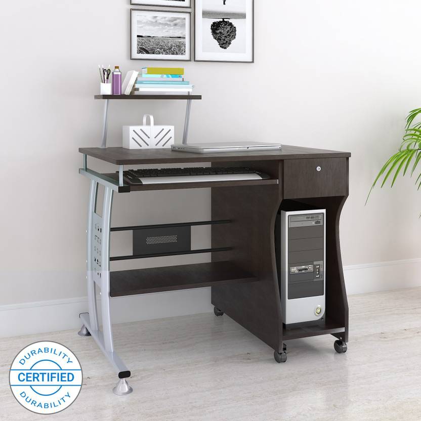 Nilkamal Gamma Engineered Wood Computer Desk Price in India - Buy Nilkamal Gamma Engineered Wood 