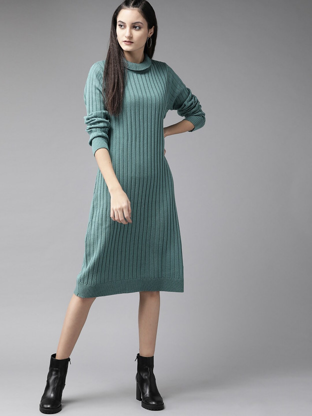 Roadster Women Sweater Green Dress 