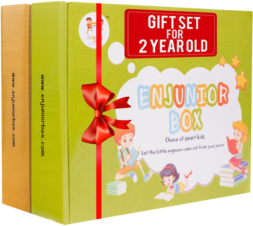 Enjunior Box Babies Learning Game Combo For 2,3 Years Old Boys/Girls Toddlers, Educational Activity Toy Gift Set Of 2(Multicolor)