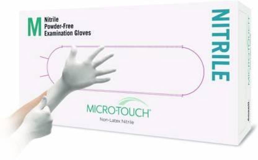 APNA MALL MicroTouch Nitrile Examination Gloves of Ansell (Pack of 150