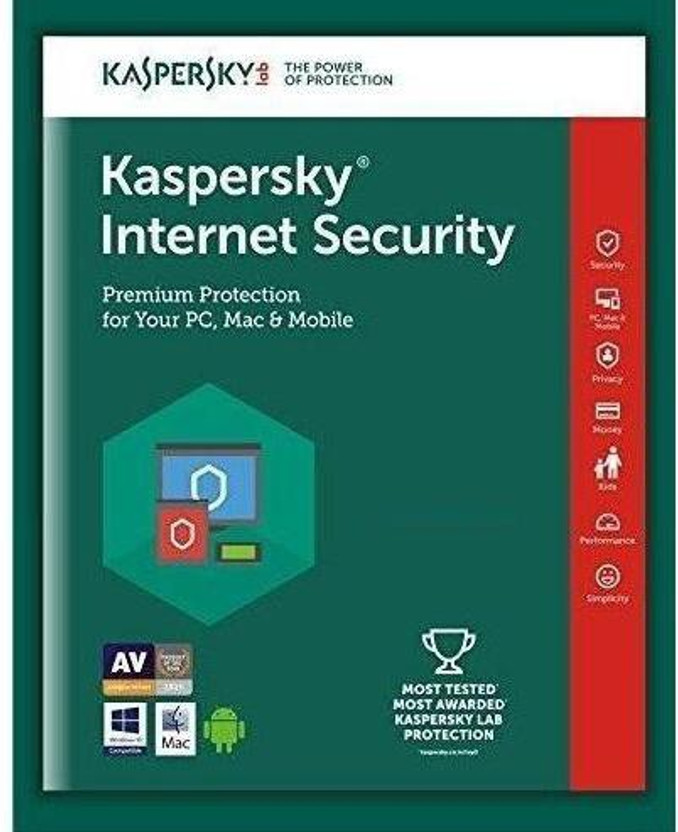 Kaspersky Kaspersky Internet Security 1 User 1 Year (Renewal)(CD/DVD) - Flipkart Deal