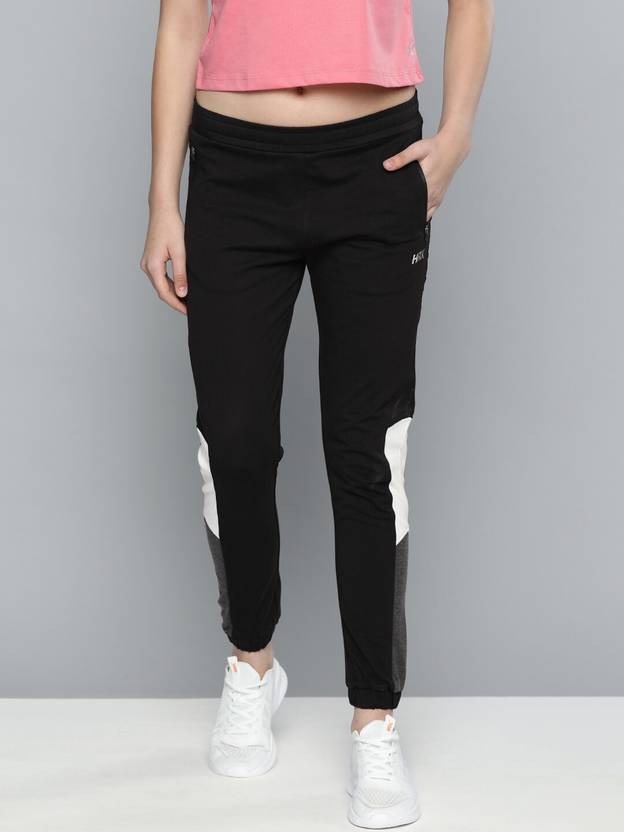 HRX by Hrithik Roshan Solid Women Black Track Pants Buy HRX by
