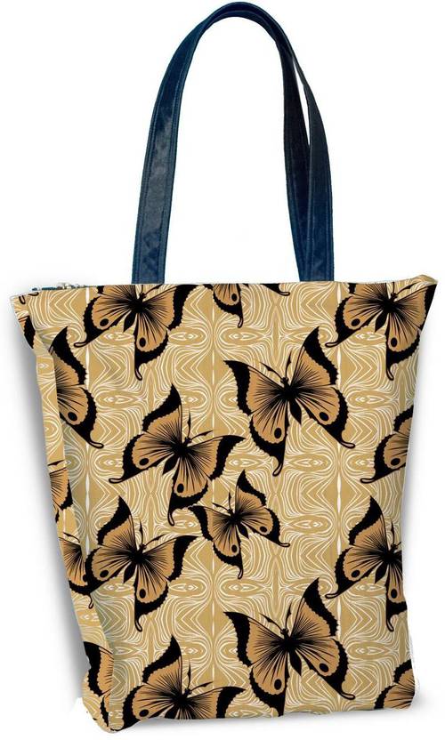 AY FASHION Printed Stylish Polycanvas Fabric Handbags Women's & Girls Tote Bag