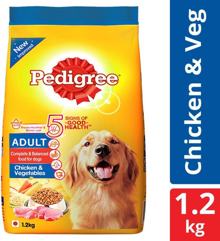 PEDIGREE Adult Chicken, Vegetable 1.2 kg Dry Adult Dog Food Price in ...